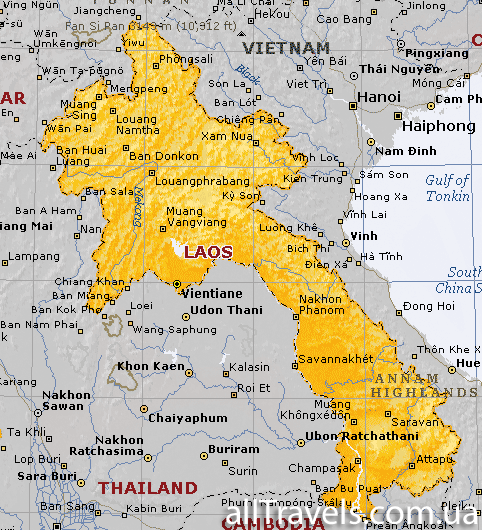 Card of Laos